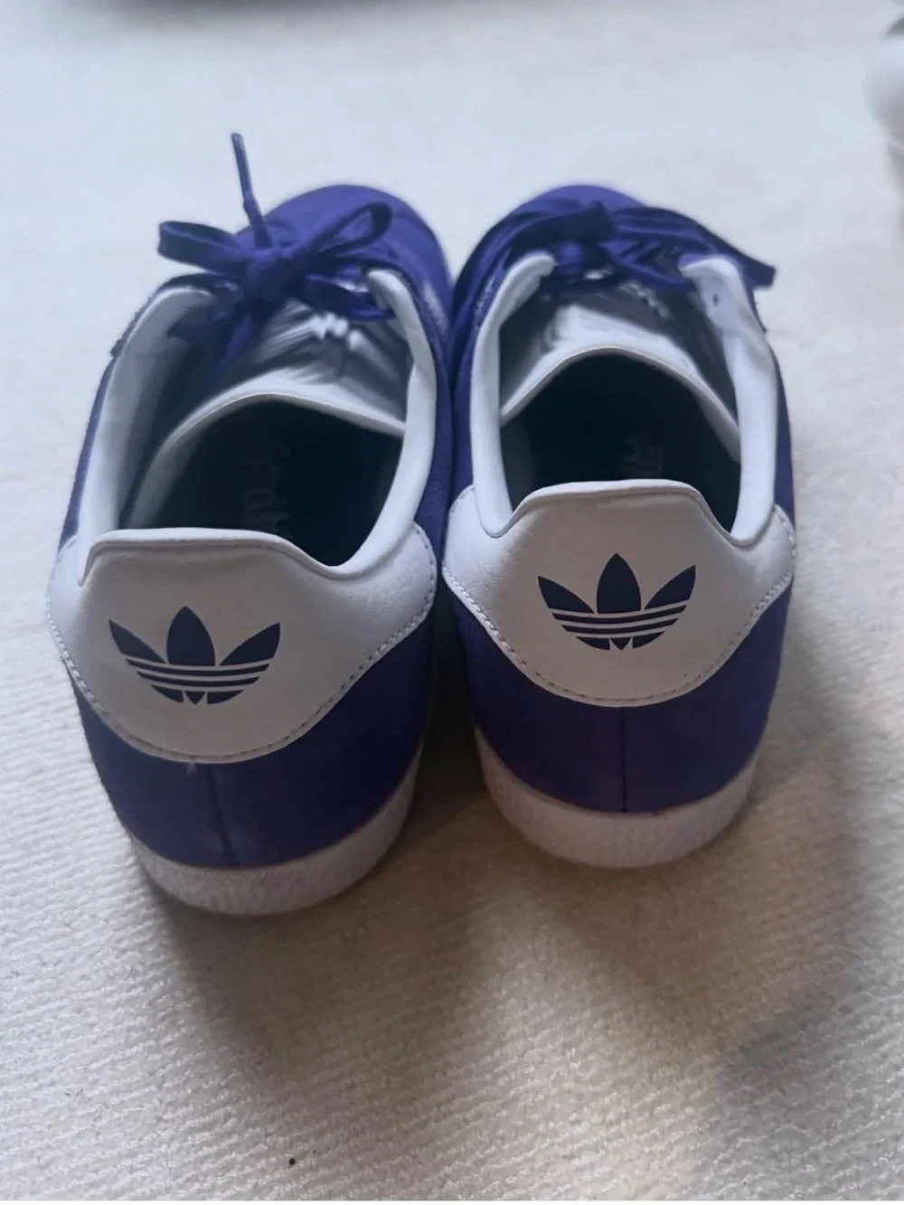 adidas Suede Low-Top Sneaker - Purple & White - Picture 3 of 3